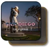 San Diego California Souvenir Magnet - Kiss Sculptue and Downtown Skyline