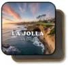 San Diego California Souvenir Magnet - La Jolla Palm Cliffs at Sunset