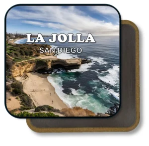 San Diego California Souvenir Magnet - La Jolla Sandy Cove Ocean View