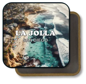 San Diego California Souvenir Magnet - La Jolla Surf Zone from Above