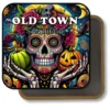 San Diego California Souvenir Magnet - Pumpkin and Skull Night Festival