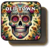 San Diego California Souvenir Magnet - Bright Skull Surrounded by Butterflies