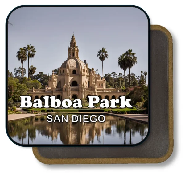 San Diego California Souvenir Magnet - Iconic Dome Reflection at Balboa Park
