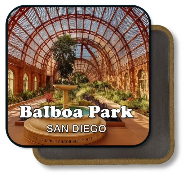 San Diego California Souvenir Magnet - Botanical Building Interior at Balboa Park